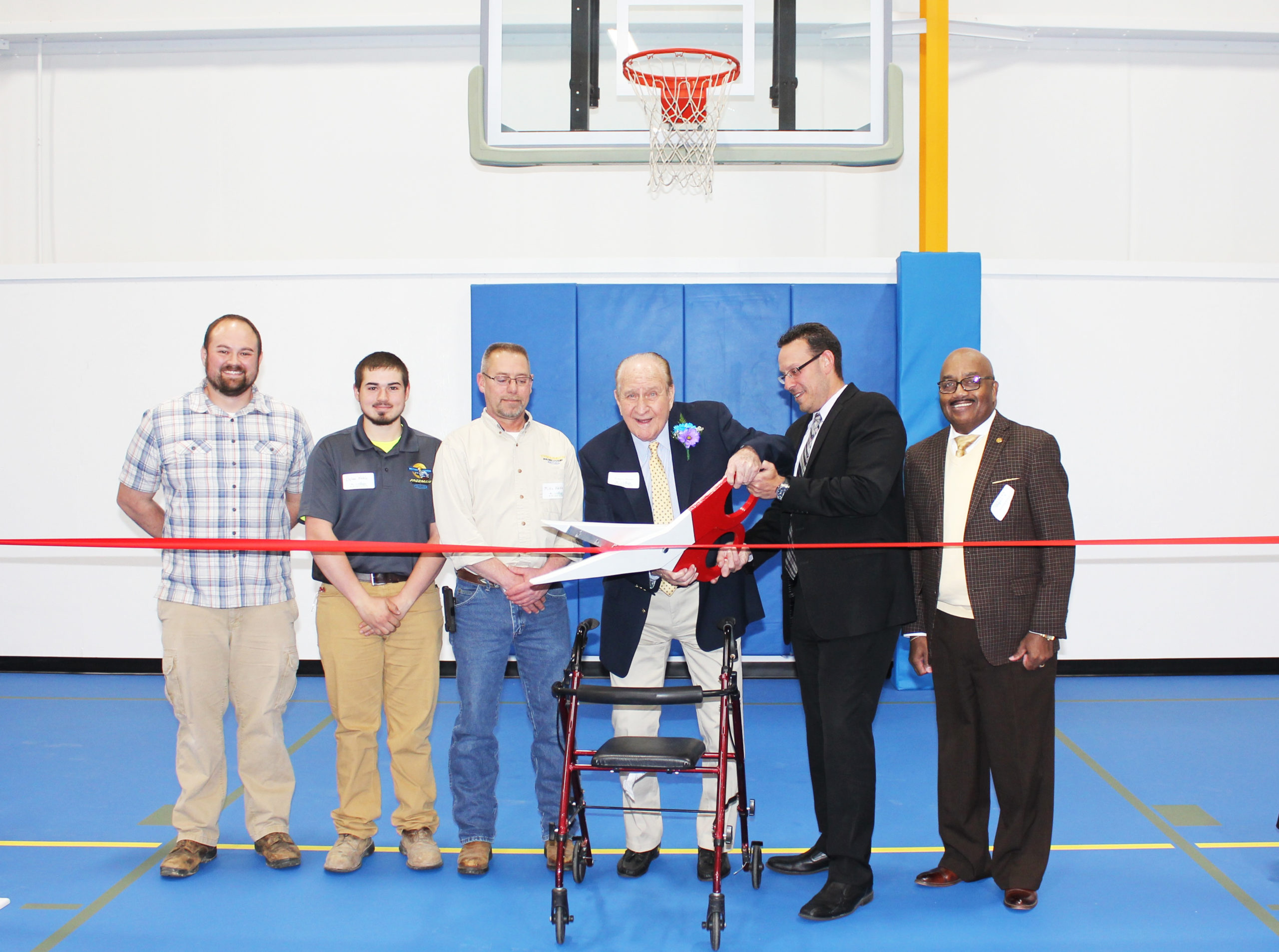 The Village Network Honors Long Time Employee at Ribbon Cutting for the Robert J. Maruna Field House